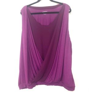 Magenta draped tank top 26 28